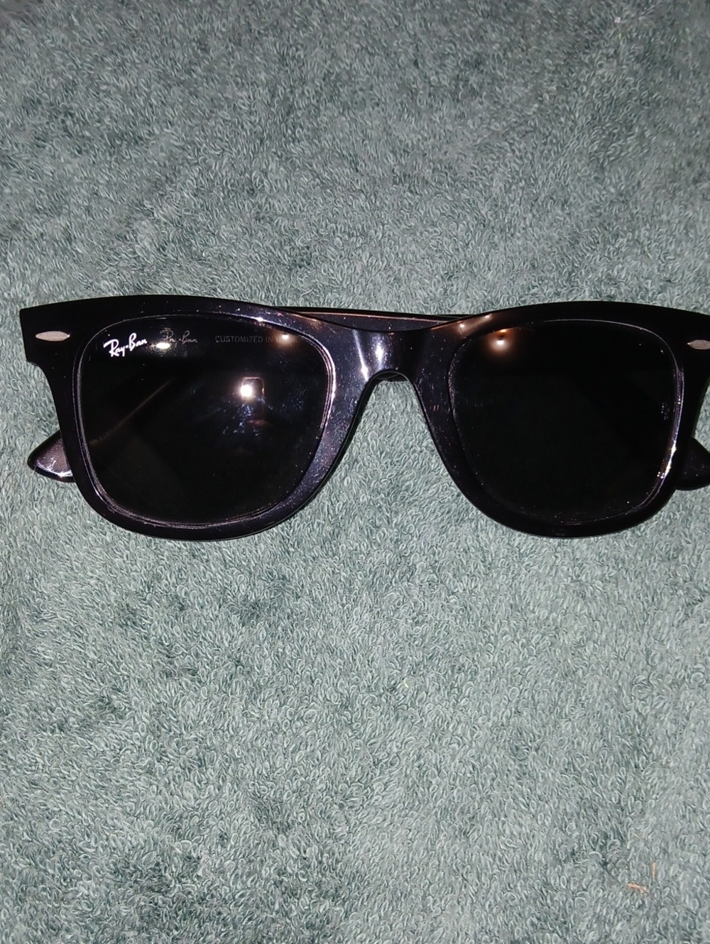 Ray-Ban Black Frame Black Lens Wayfarer Sunglasses